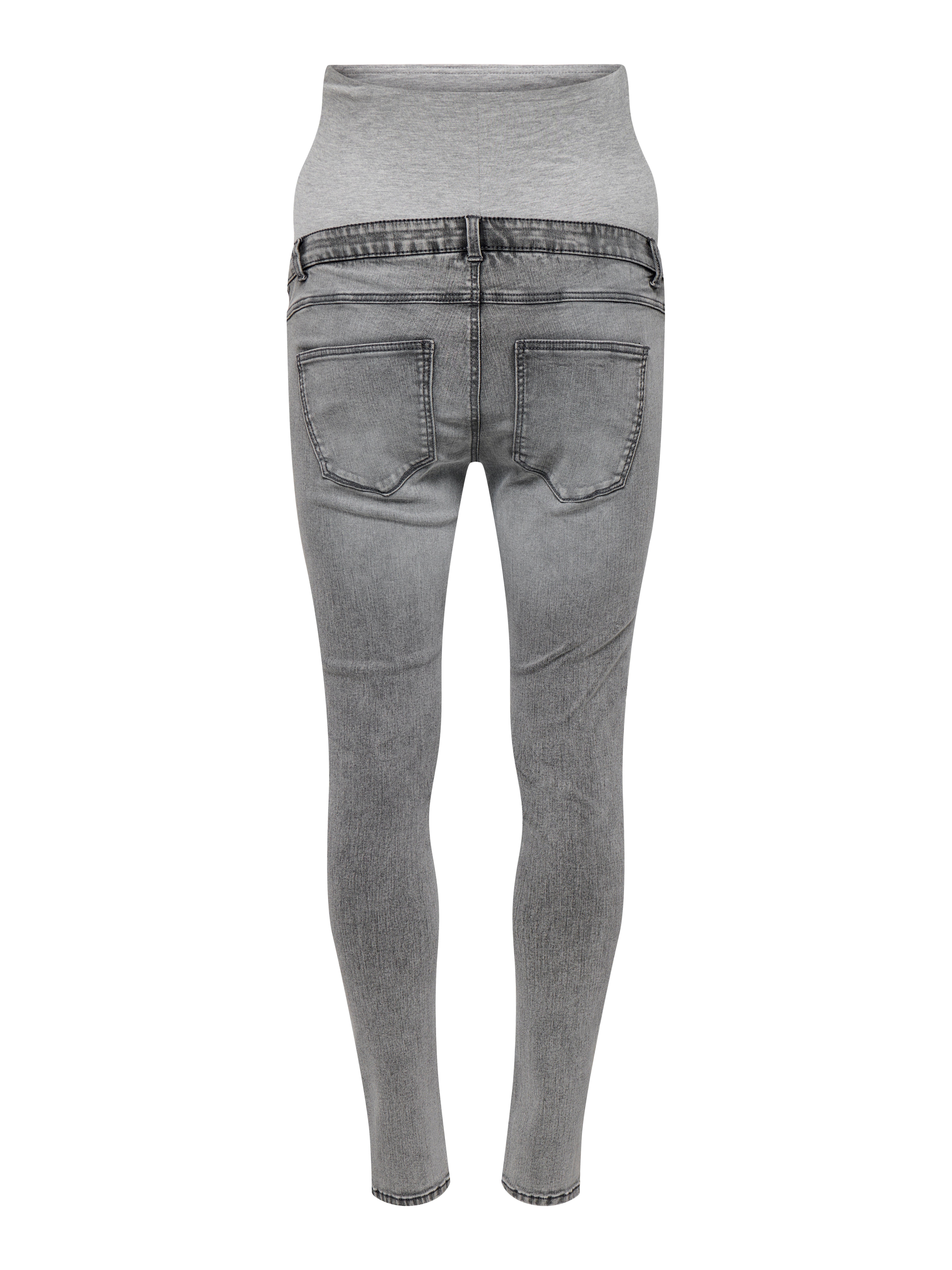 OLMROSE Hohe Taille Skinny Fit Jeans Medium Grey Denim