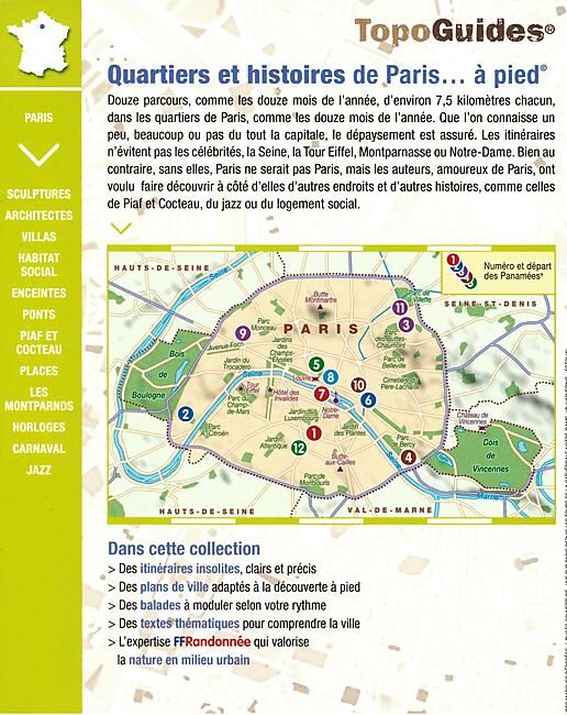 FFRP - VI14 QUARTIERS ET HISTOIRES DE PARIS FFRP
