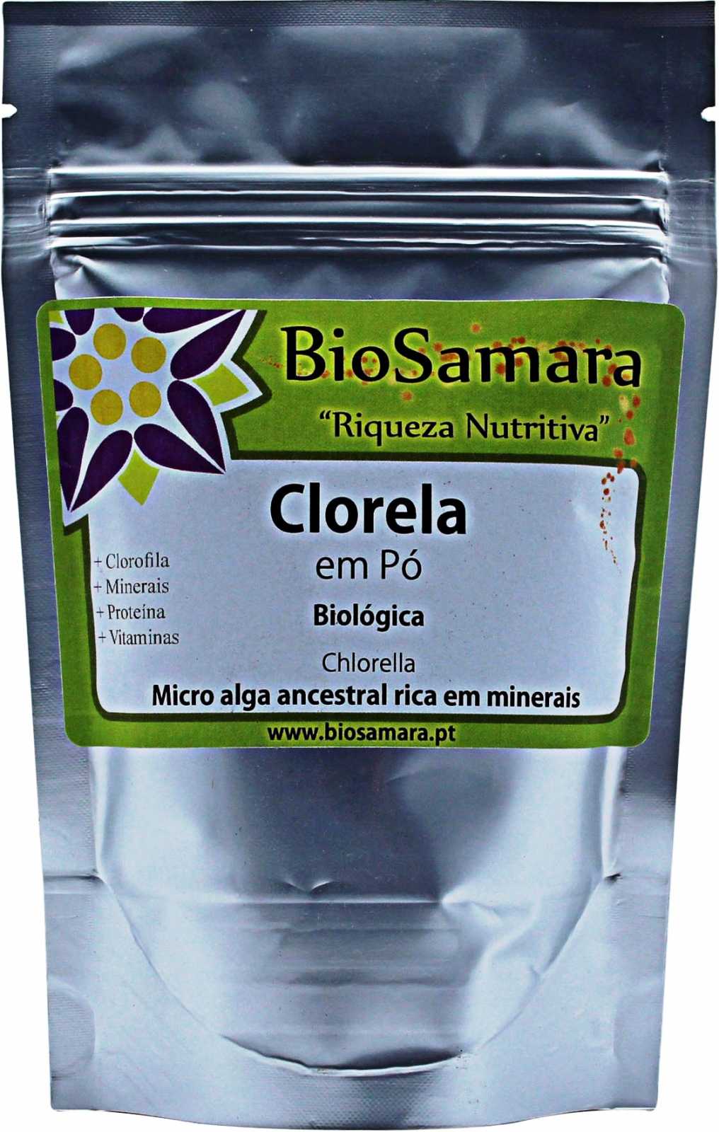 Pó de Clorela Biosamara 125g
