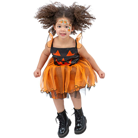 Halloween græskarkjole kostume str. 116