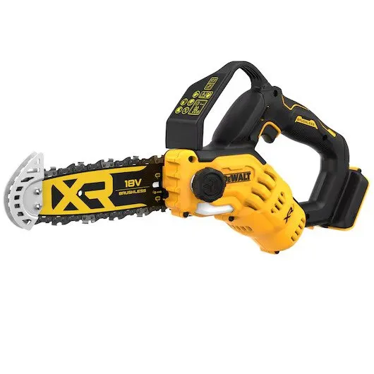 DEWALT DCMPS520N-XJ Akku-Astsäge 20 cm Schwert buerstenlos 18 Volt - Leistungsstarke 18 Volt Akku-Astsäge - ideal für die allgemeine Baumpflege Bürstenlose Motor-Technologie für höhere Leistung - kompaktere Abmessungen sowie längere Lebensdauer Stufe