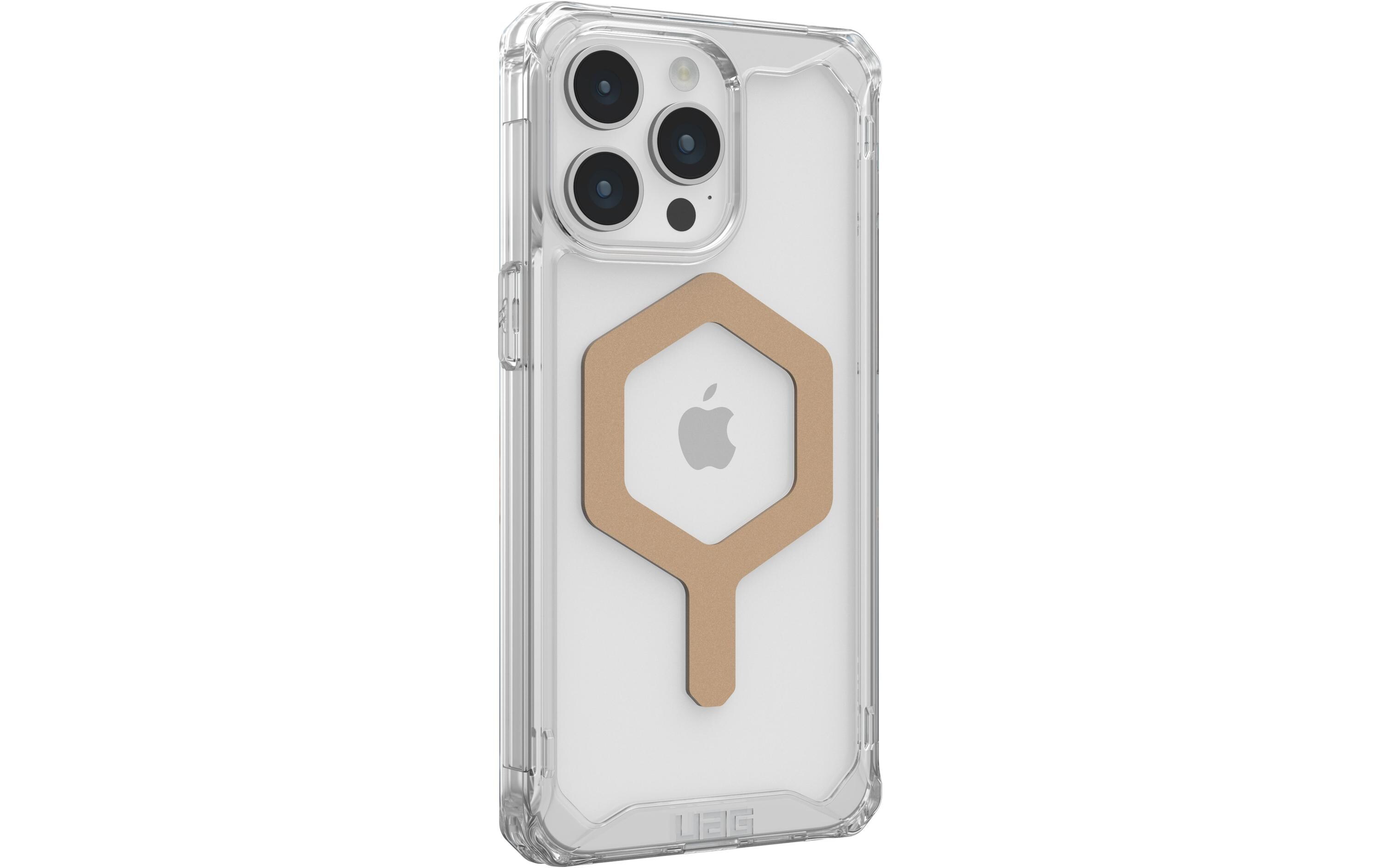 Back Cover Plyo MagSafe Apple iPhone 15 Pro Max Ice/GoldSchutzhülle für das Apple iPhone 15 Pro Max