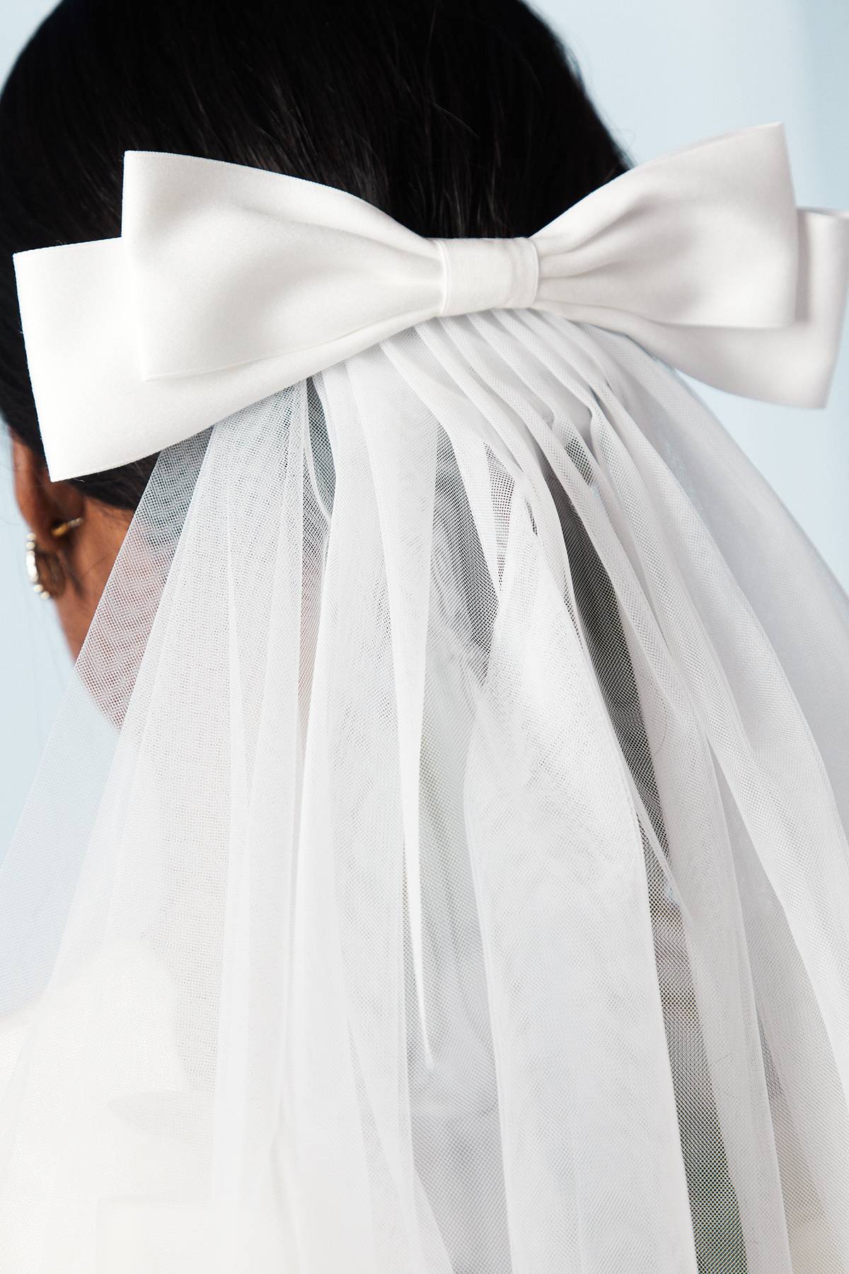 Coast Voile de Mariée Mini avec Nœud en Satin