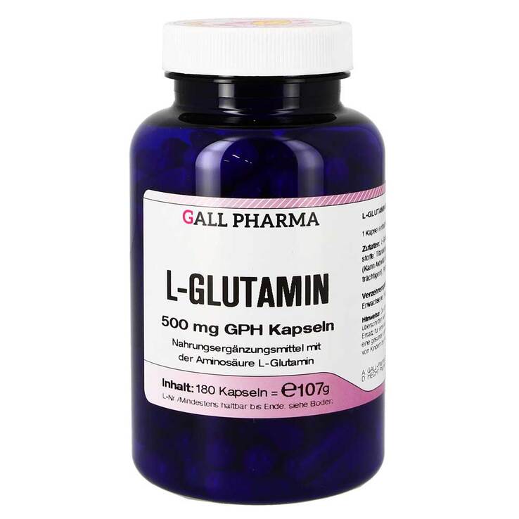 L-Glutamin 500 mg GPH Kapseln, 180 St