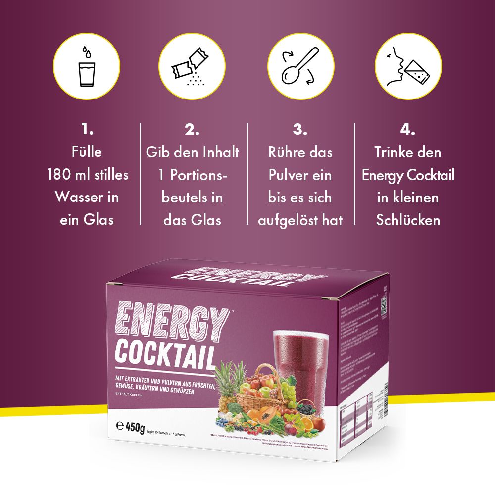 Energy Cocktail - Dein täglicher Energie-Boost