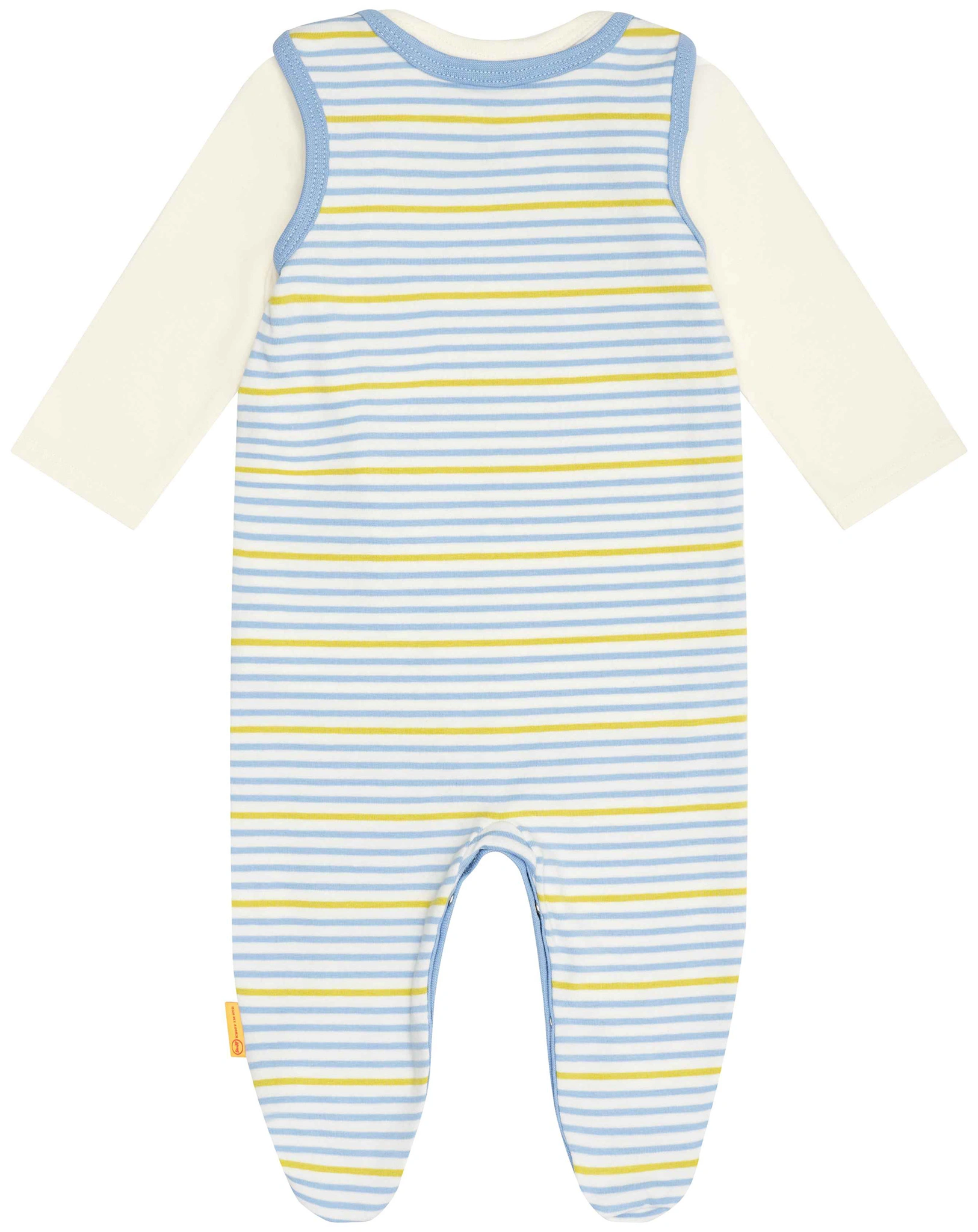 Strampler-Set PAWERFUL WELLNESS mit Langarmshirt in della robbia blue