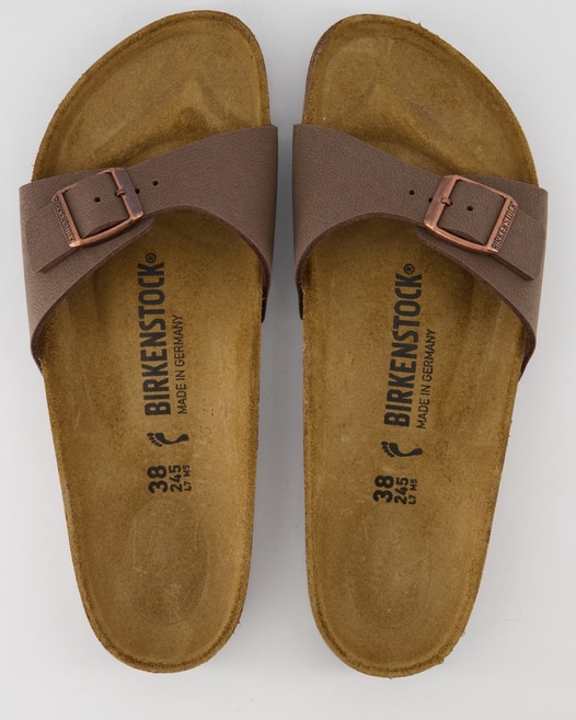 Birkenstock Madrid Pantoletten in Braun