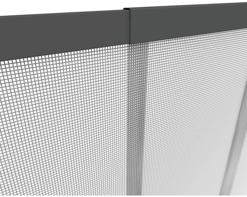 Insectenhor Home Protect telescopisch lamellengordijn zonder boren antraciet 100x220 cm