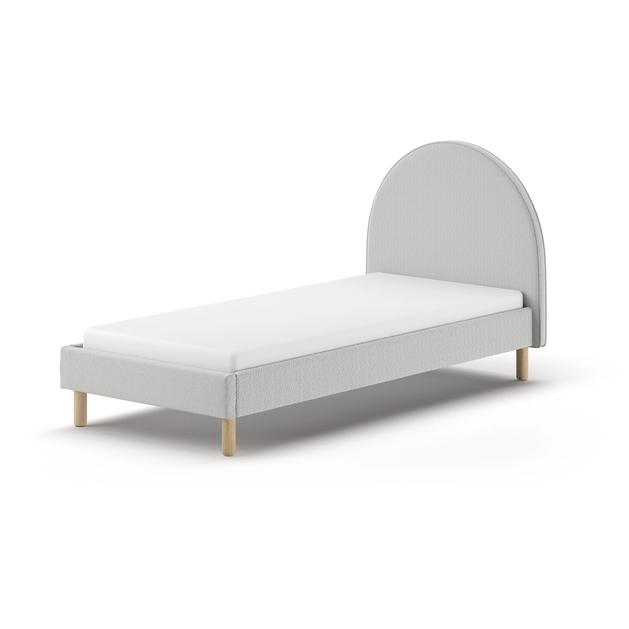 VIPACK Polsterbett MOON 90 x 200 cm grau