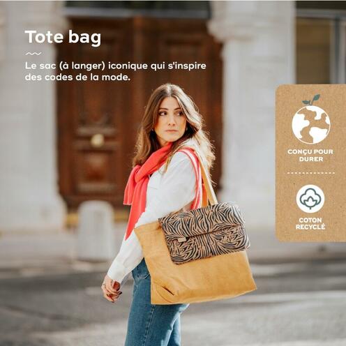 Sac à langer Tote bag - Caramel 
