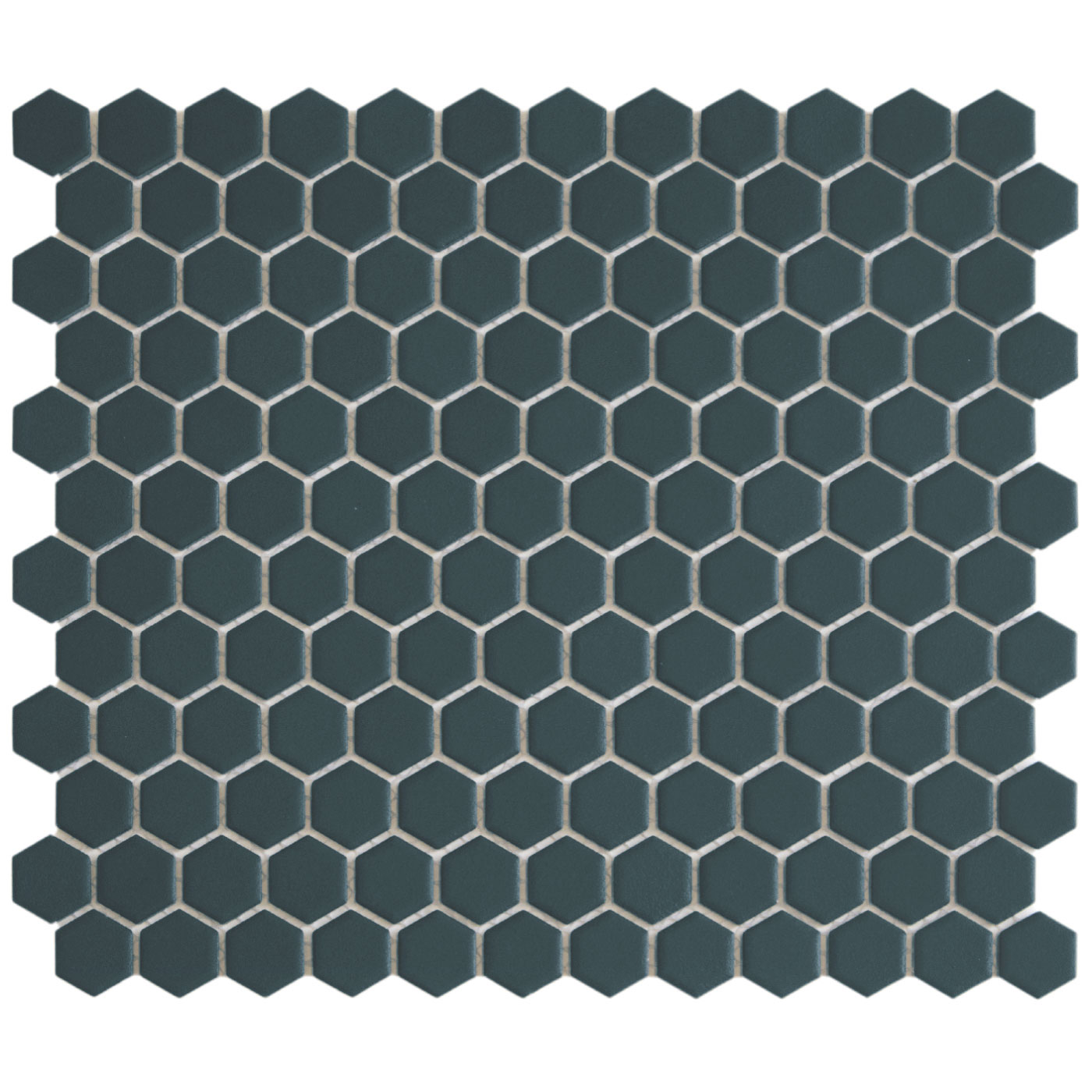 The Mosaic Factory Hexagon mozaïek tegels 23x26cm navy blue mat