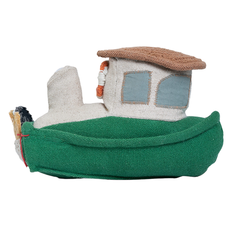Softspielzeug Ride & Roll Sea Clean Up Boat