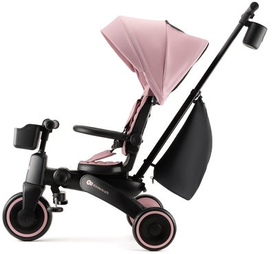 Kinderkraft Jazz 4-in-1 Trehjulssykkel, Rosa