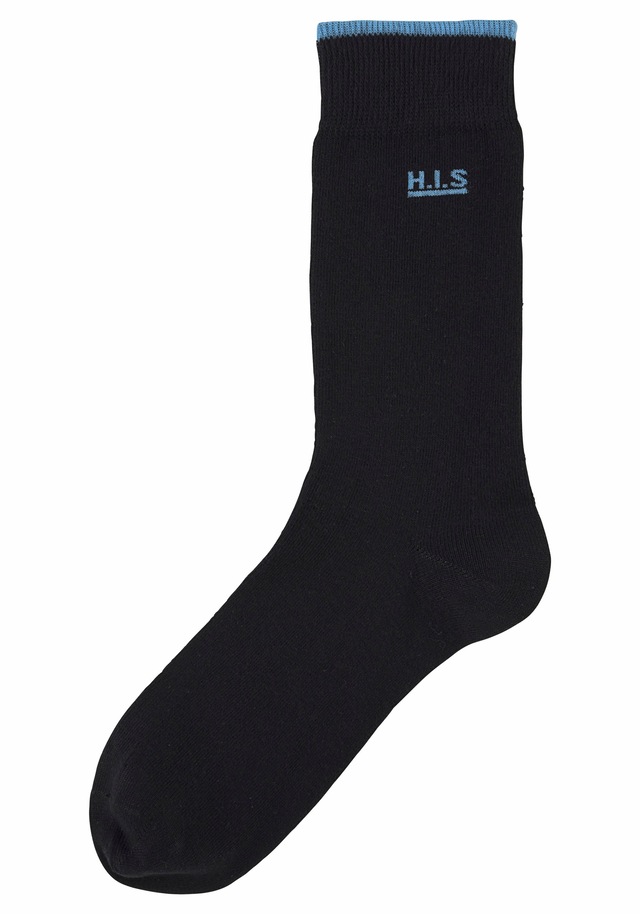 H.I.S Socken Packung, 7 Stk. tlg. mit farbigen Bündchen