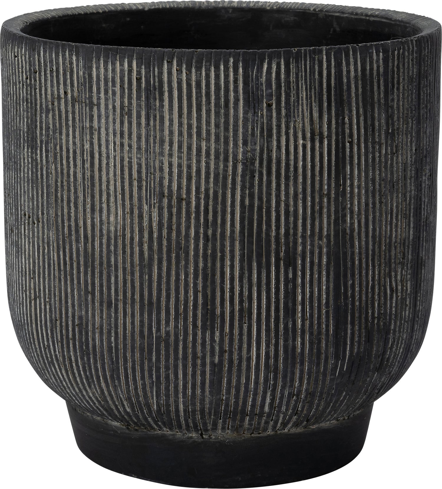Intratuin bloempot Cort zwart D 15 H 15 cm