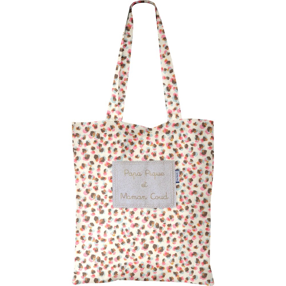 Sac Tote Bag Confetti Aqua