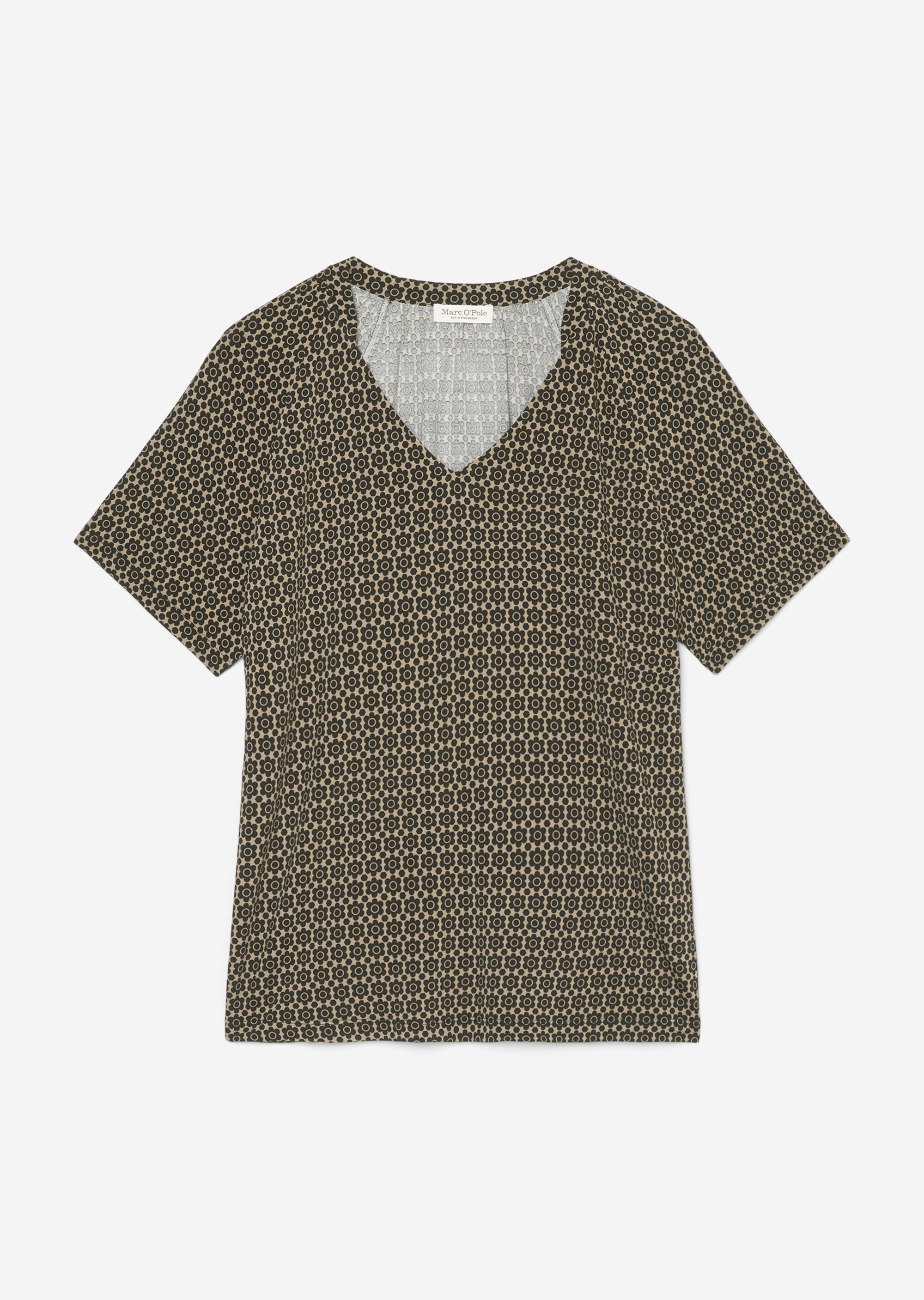 Jersey-Blusen-Shirtmit Allover-Print