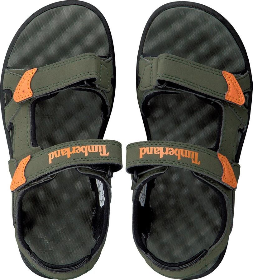 Timberland Kid's Perkins Row 2-Strap Sandal Sandalen olijfgroen