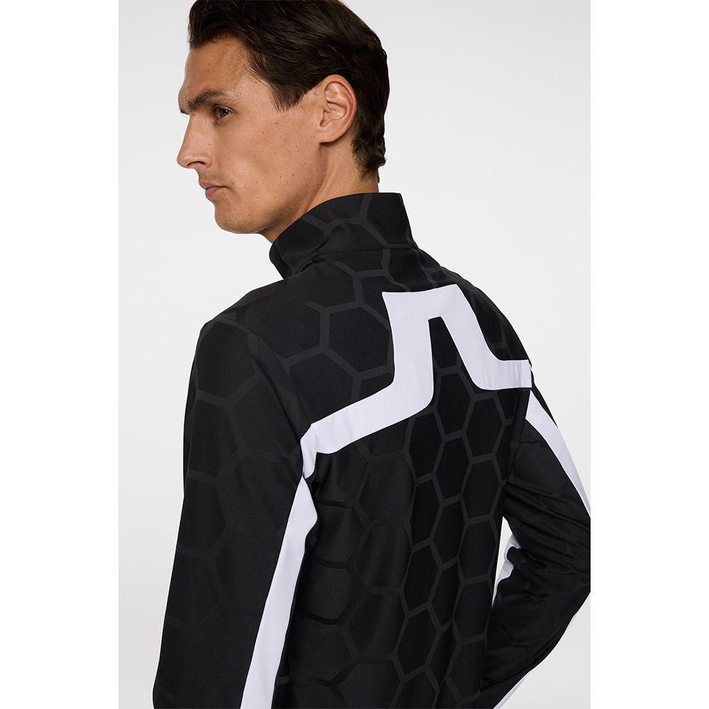 Jarvis Jacquard Tour Midlayer Svart