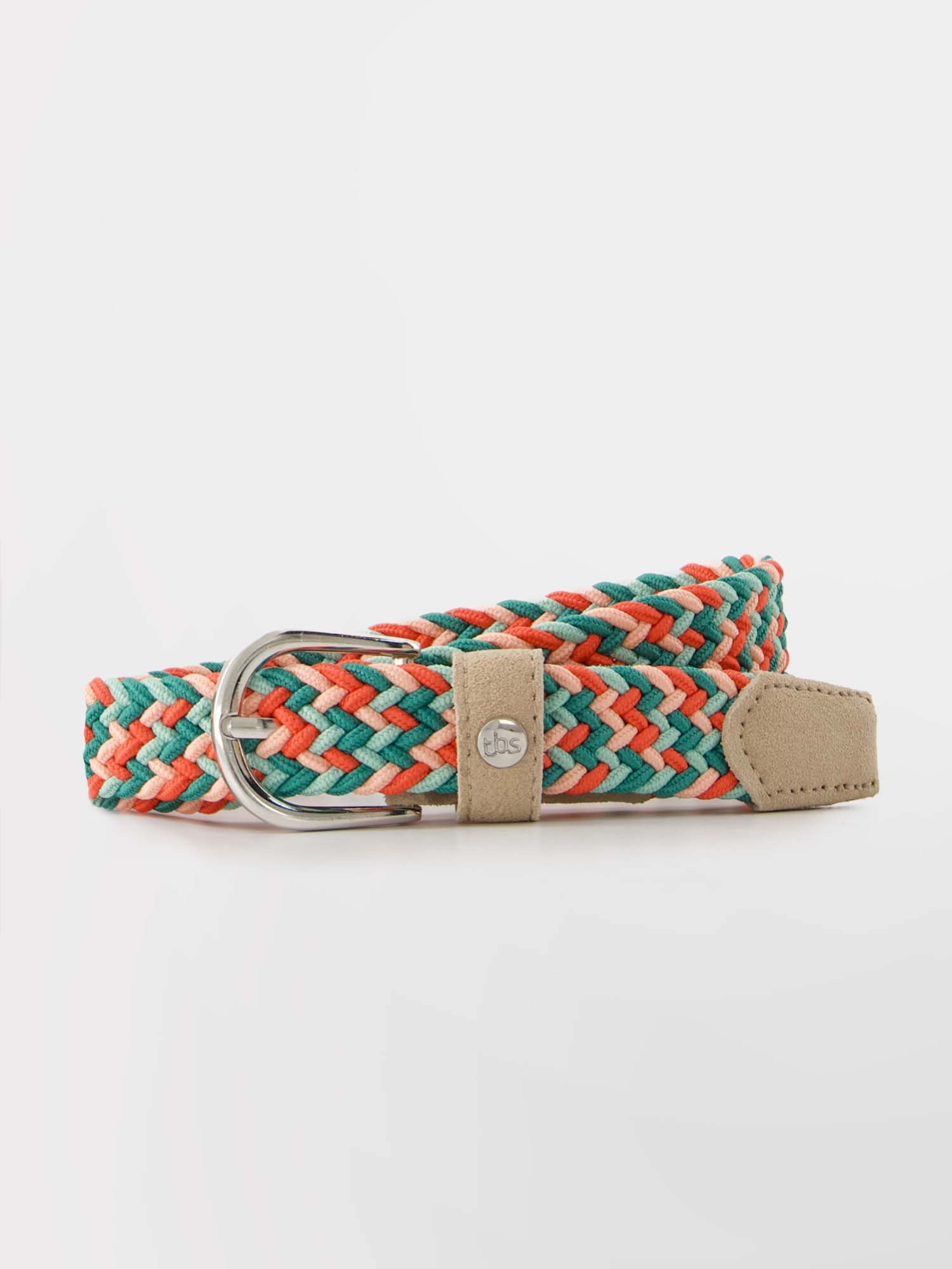 Ceinture Femme Tressée & Elastiquée Multico