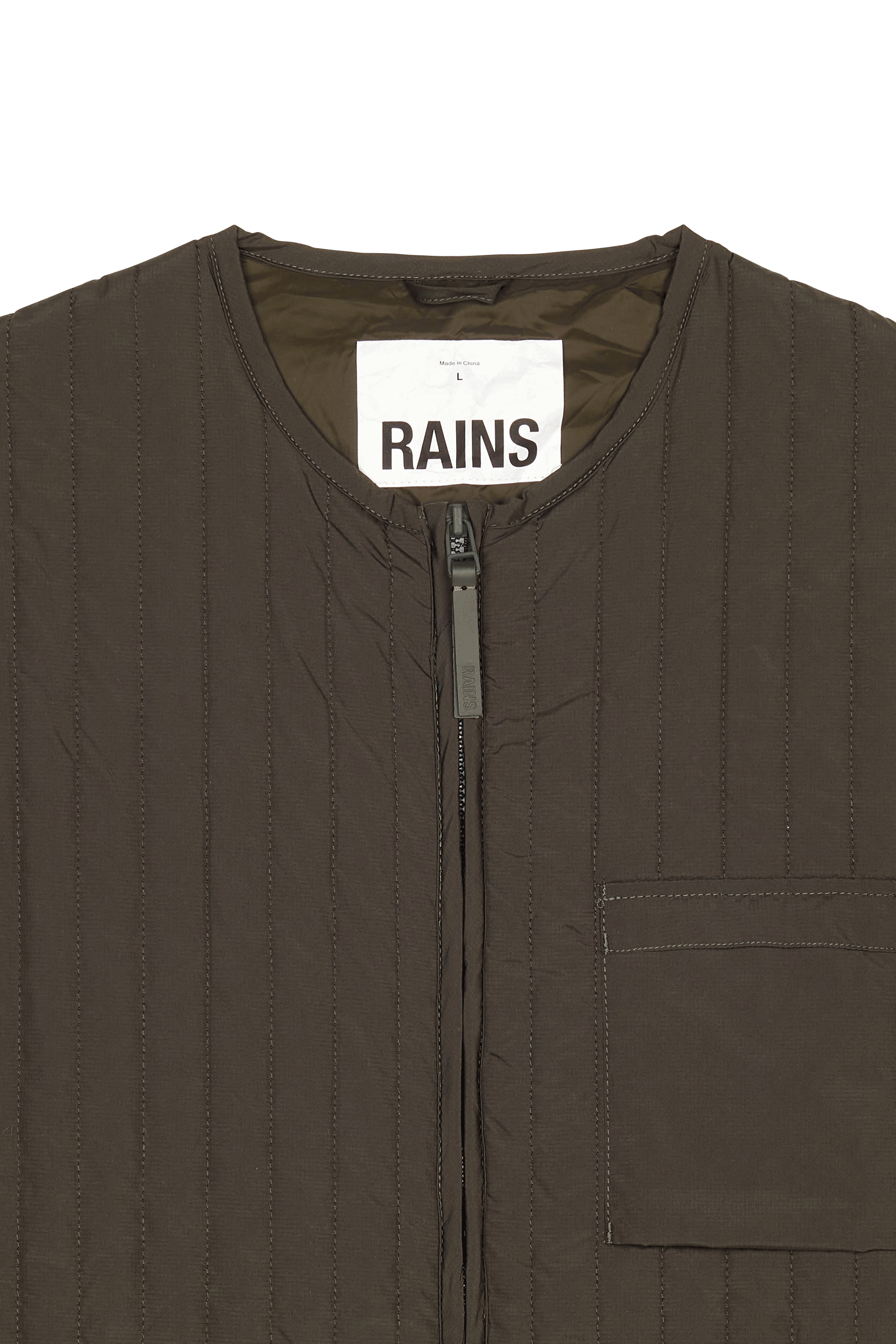 RAINS Veste  Liner Vest Kaki