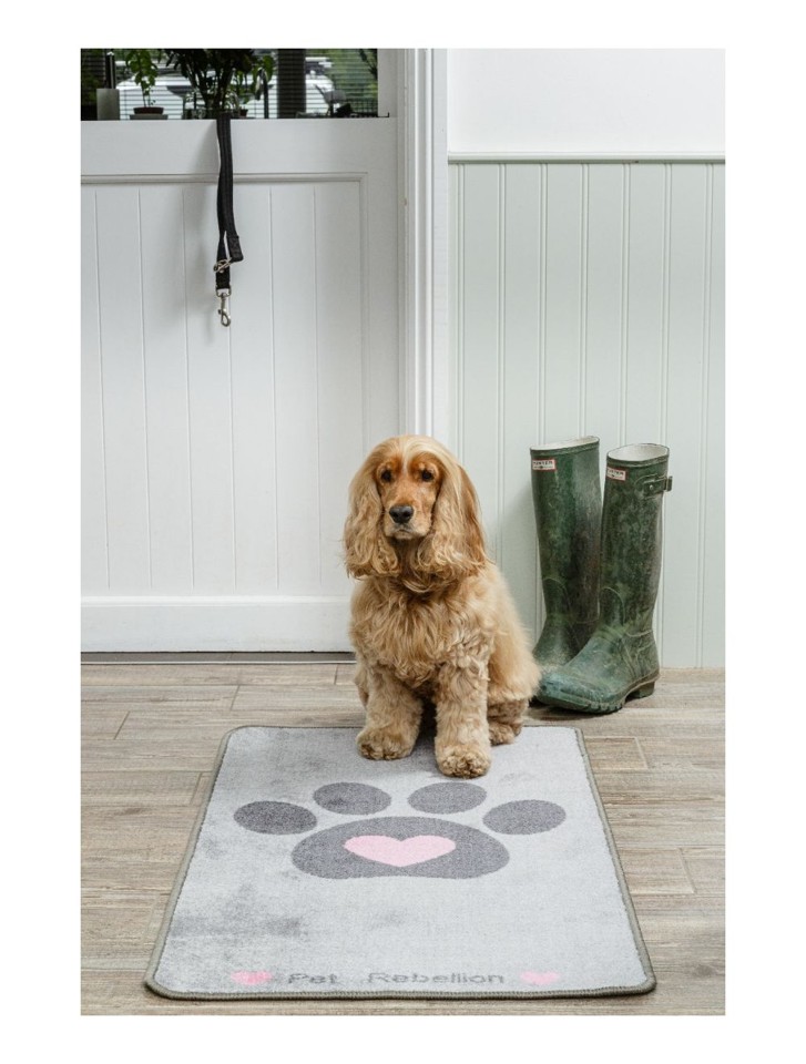 Pet Rebellion - Hunde Måtte - Paw Heart - 57x110cm