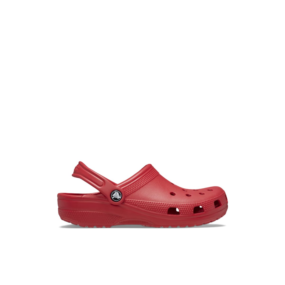 CROCS-Classic-Sabot d'eau - Talon plat - Rouge