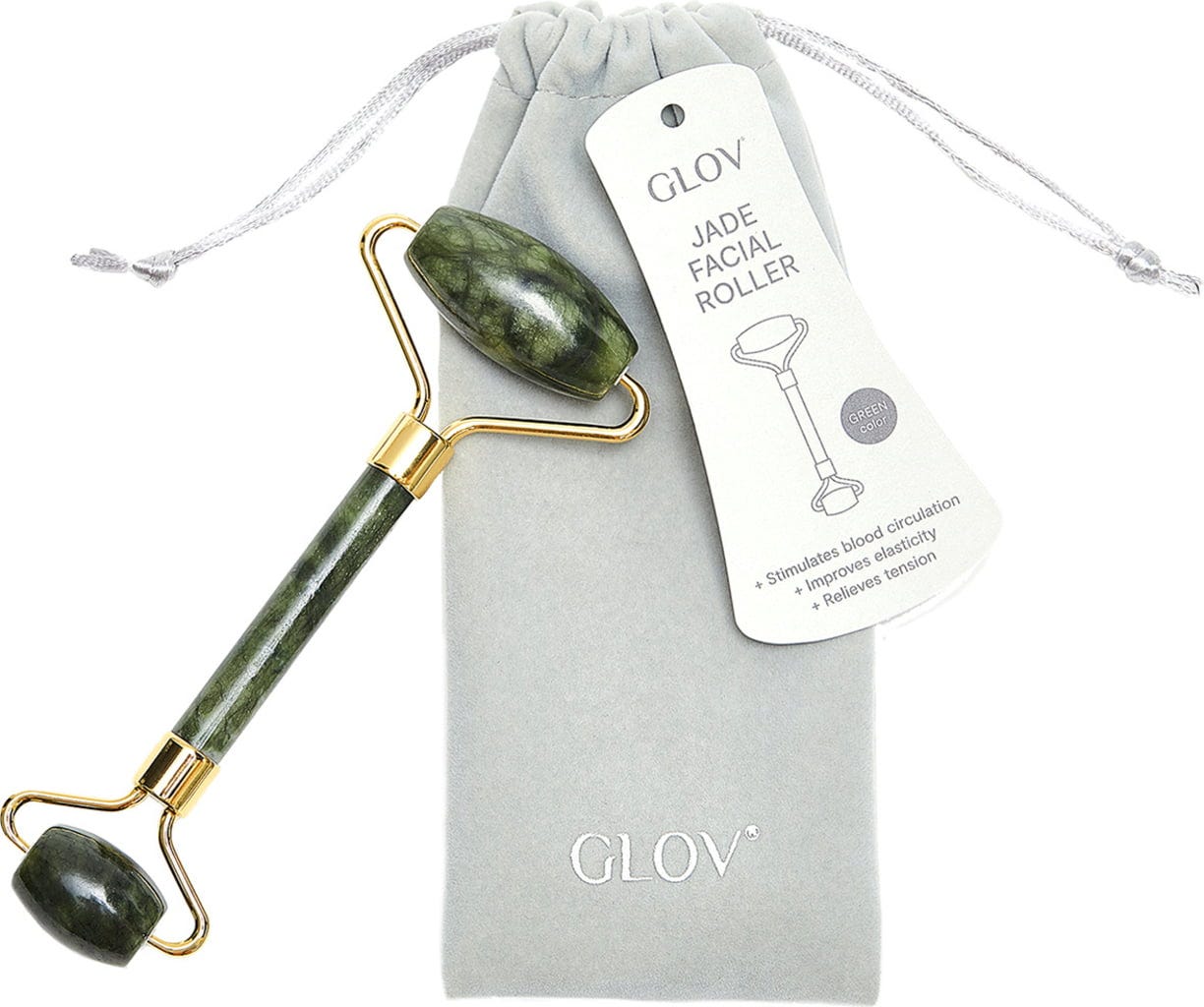GLOV  Green Jade Facial Roller