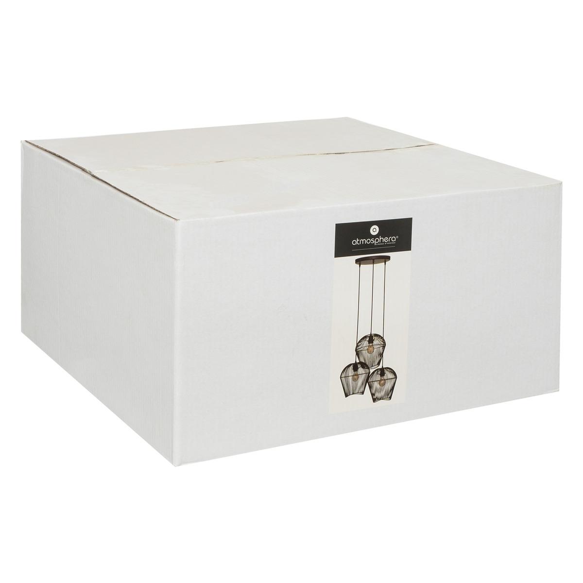 SUSPENSION X3 METAL JENA NOIR D.26CM