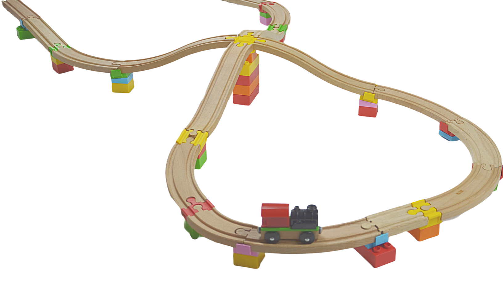Alpha Boosterz - Track Connectors - Alt-i-én blokboks lille