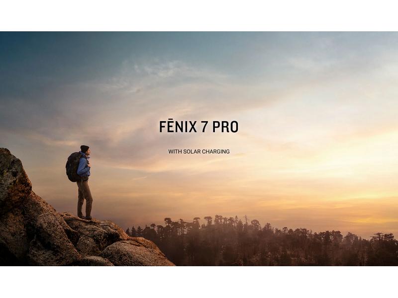 GARMIN GPS-Sportuhr Fenix 7 Pro – Solar Edition Multisportuhr