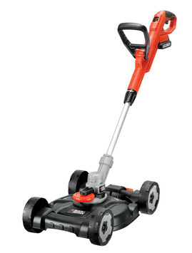 BLACK DECKER 18V 3-in-1 strimmer LI-ION 20 cm incl. 2,0Ah accu   lader