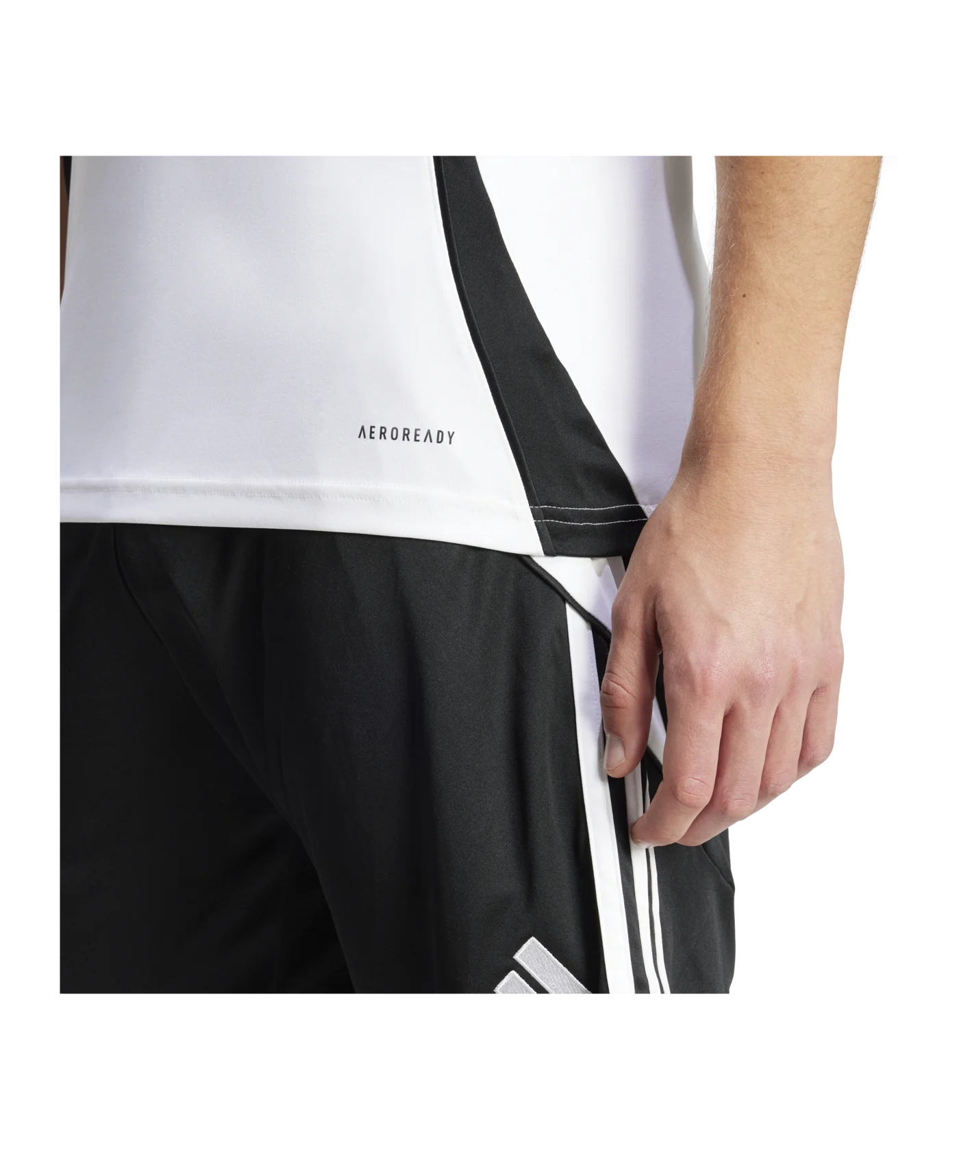 adidas Tiro 24 Trikot Weiss Schwarz