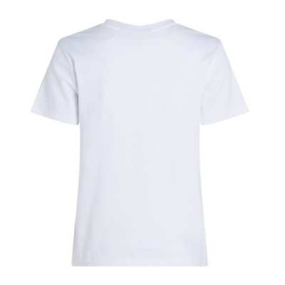 Tee-shirt à manches courtes femme Woven Label Regular Jersey CALVIN KLEIN