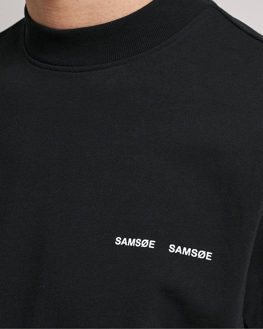 Samsøe Samsøe Norsbro Organic Cotton Tee Black