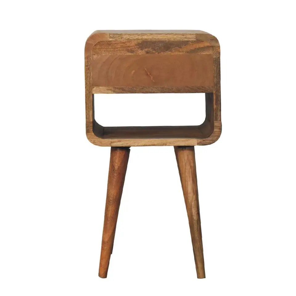 Artisan Furniture Massief Houten Eiken Curve Nachtkastje