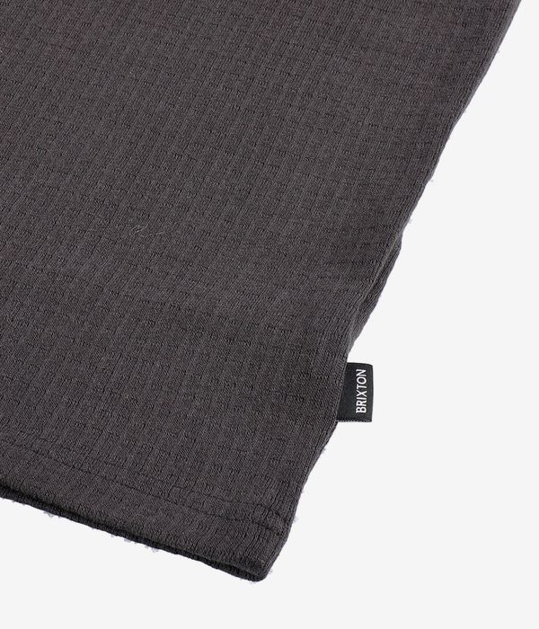 Brixton Waffle Polo-Shirt (washed black)