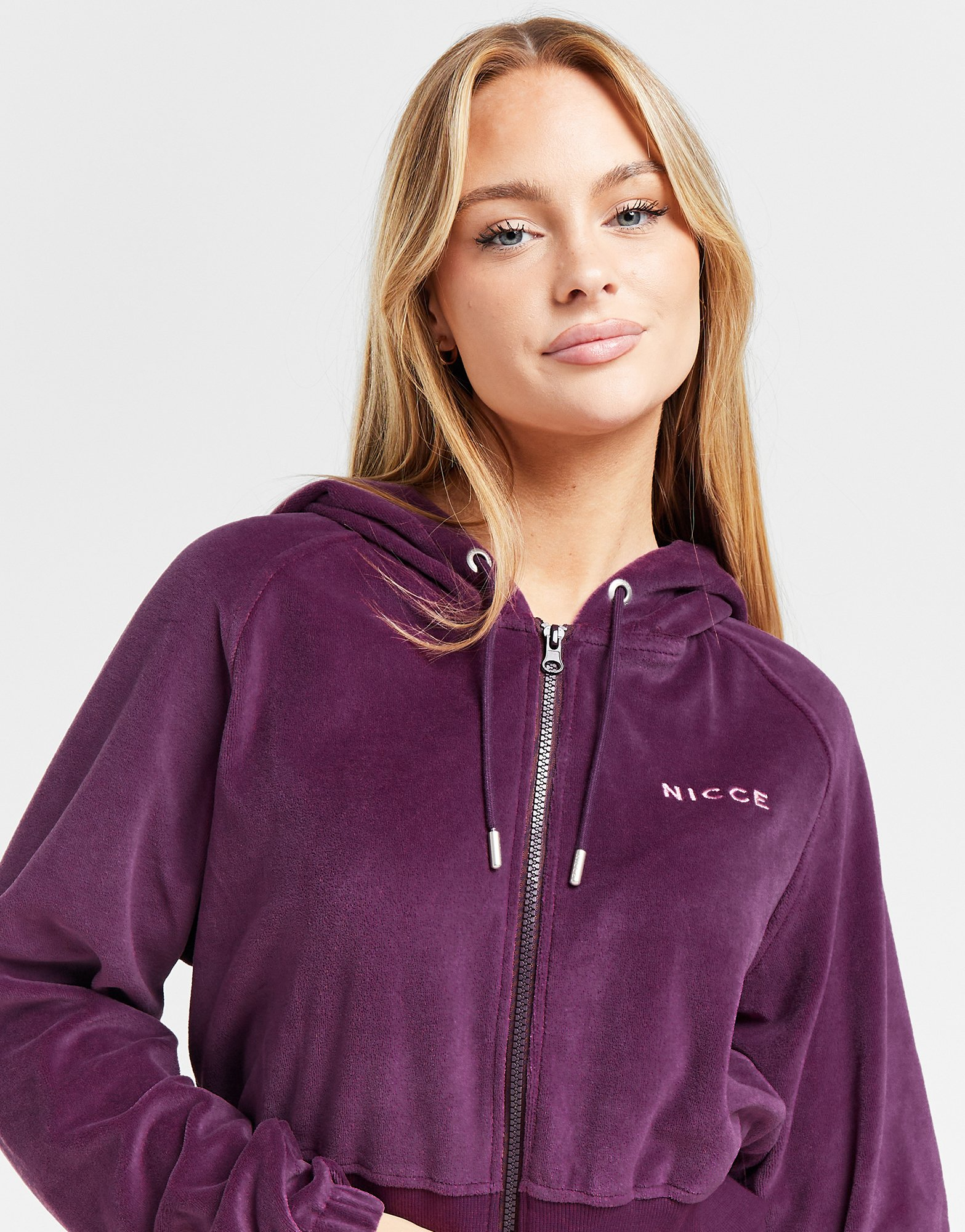 Nicce Sweat à Capuche Zippé Femme