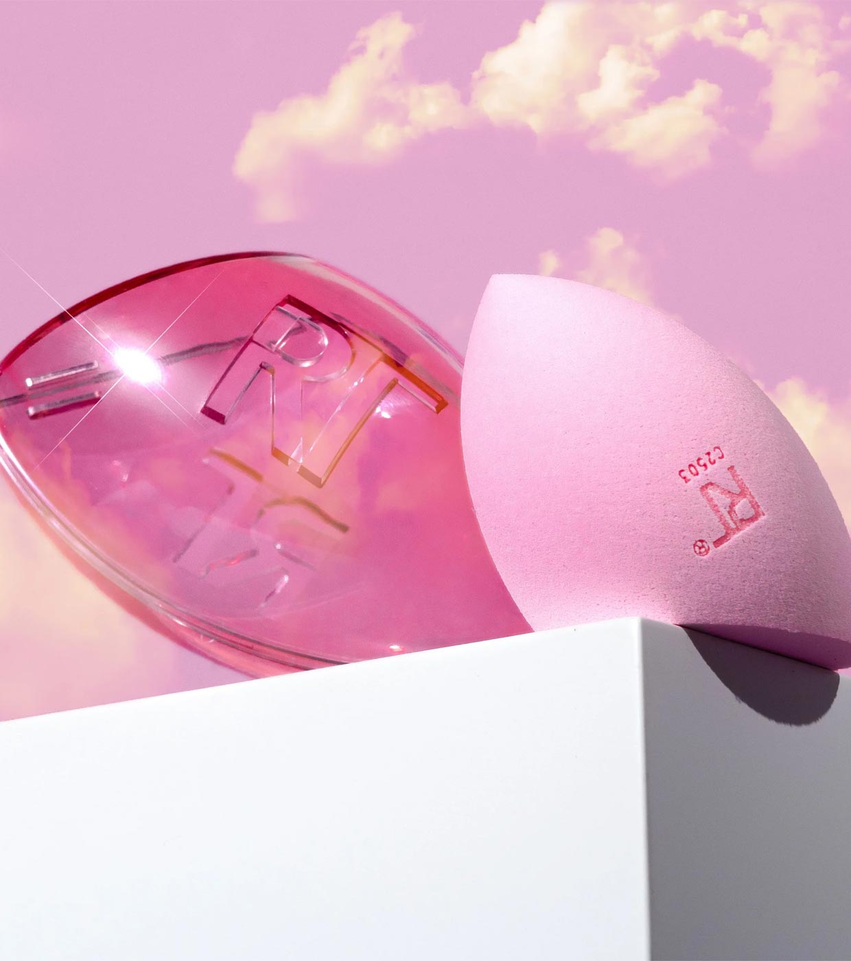 Real Techniques - *Sunrise To Sunset* - Esponja Miracle Complexion + maleta de viagem