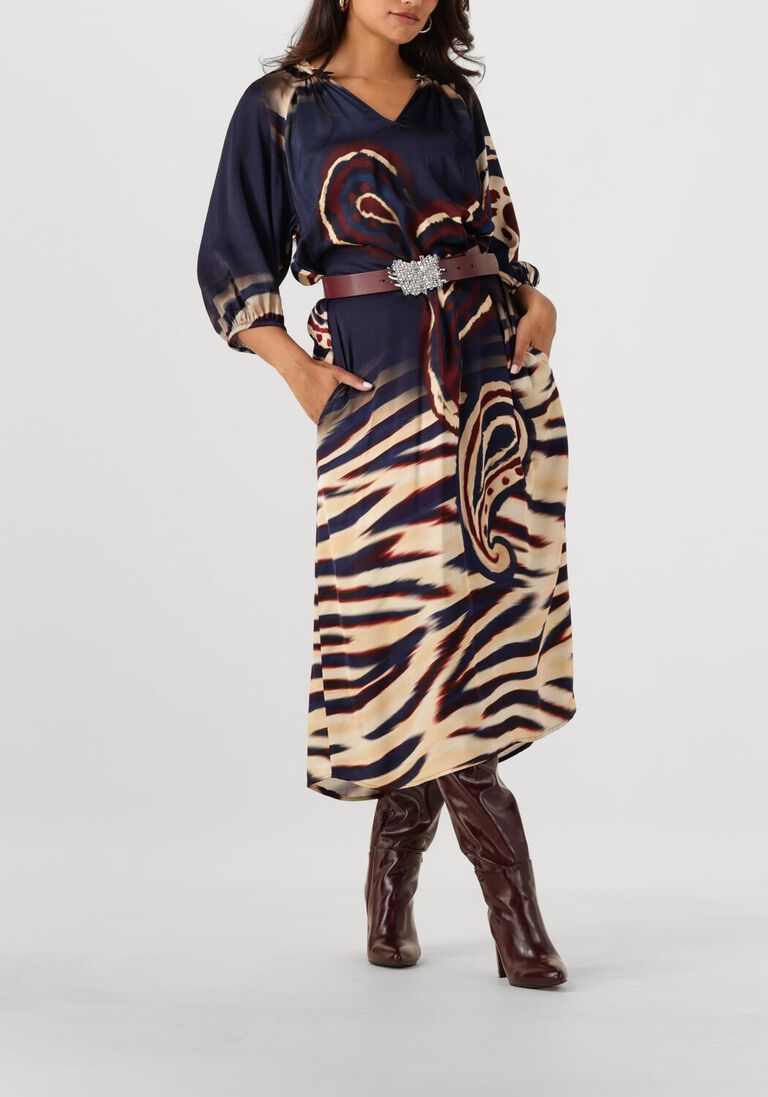 multi caroline biss midi jurk 4133