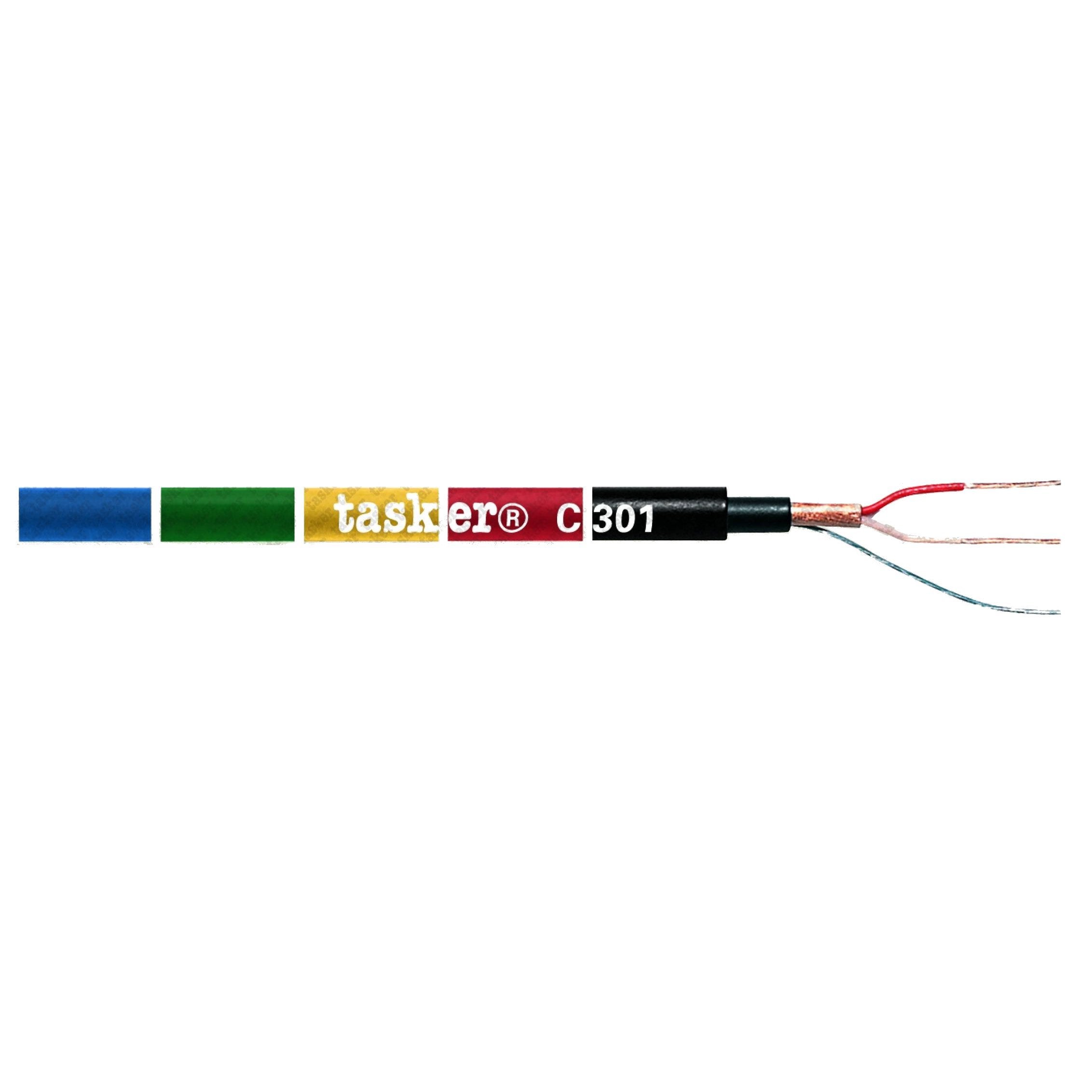 Tasker C301 audiokabel, 2x 0.22 mm², ø 6 mm, per meter