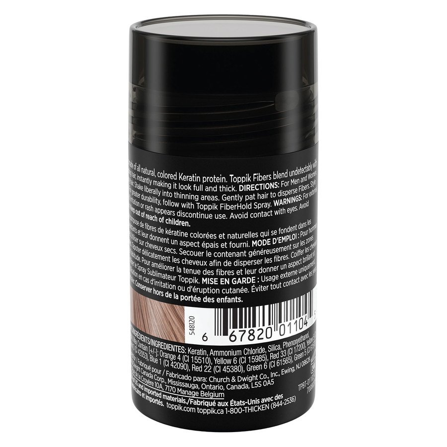 Toppik Hair Building Fiber Light Brown 12g