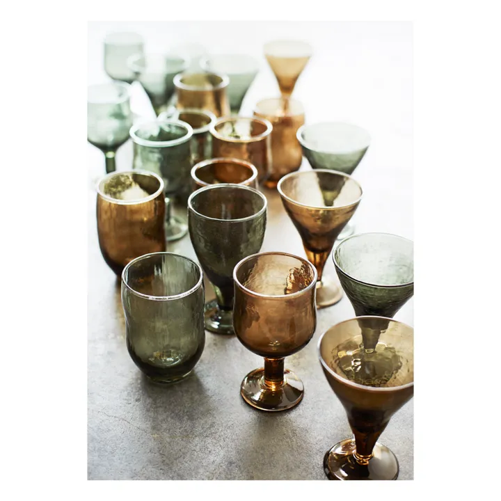 Madam Stoltz Verre martelé | Ambre