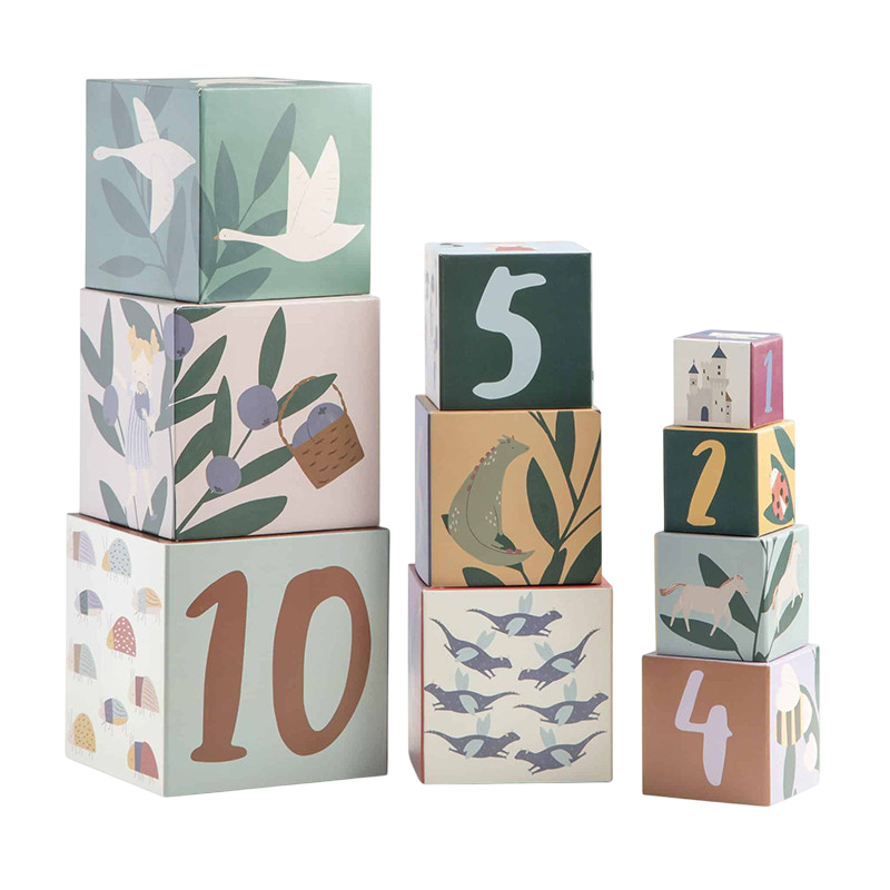 Stapel-Blöcke, 10 Stck., Pixie-Dragon, FSC Mix
