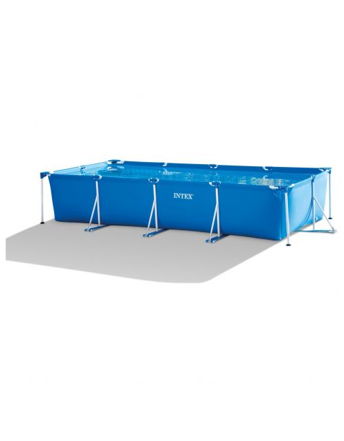 Intex Zwembad Framepool Rechthoek - Rechthoekige Frame Baden - 450x220x84 cm Blauw