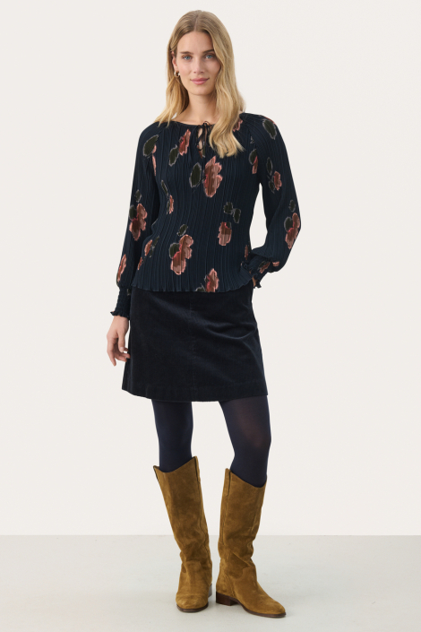 Part Two blauwe dames blouse