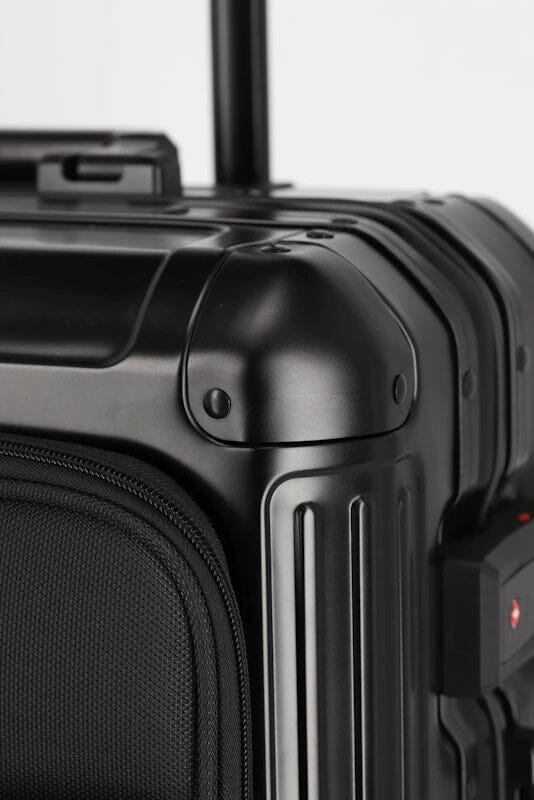 Travelite Next Trolley Frontpocket Aluminium Black