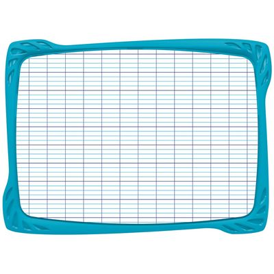 Maped - Kit ardoise blanche incassable - avec feutre et effaceur - double face grands carreaux (seyes) - disponible dans différentes couleurs
