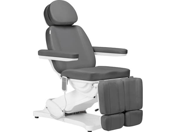 Activeshop Elektrisk skjønnhetsstol SILLON CLASSIC 2 pedi motorer, grå