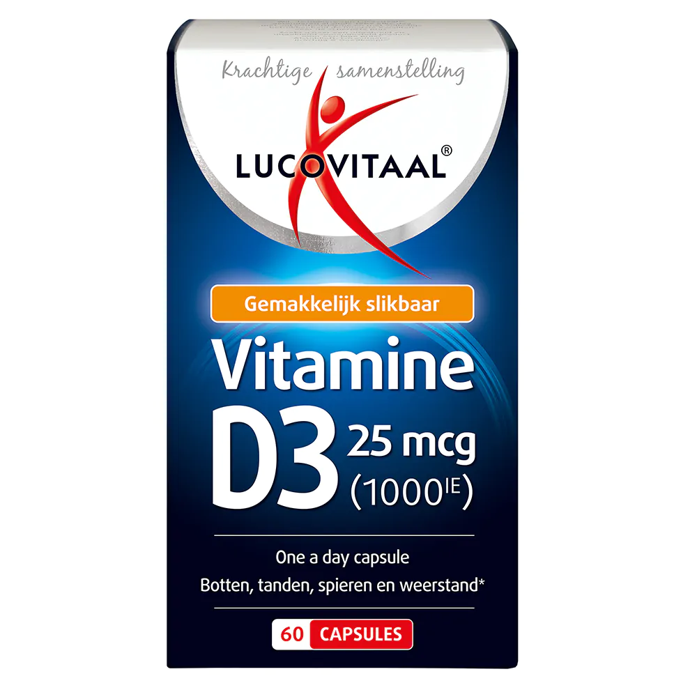 Vitamine D3 25 mcg 60 capsules